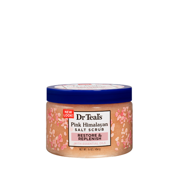 Dr Teal’s Exfoliante Corporal de Sal Rosa Del Himalaya 454g